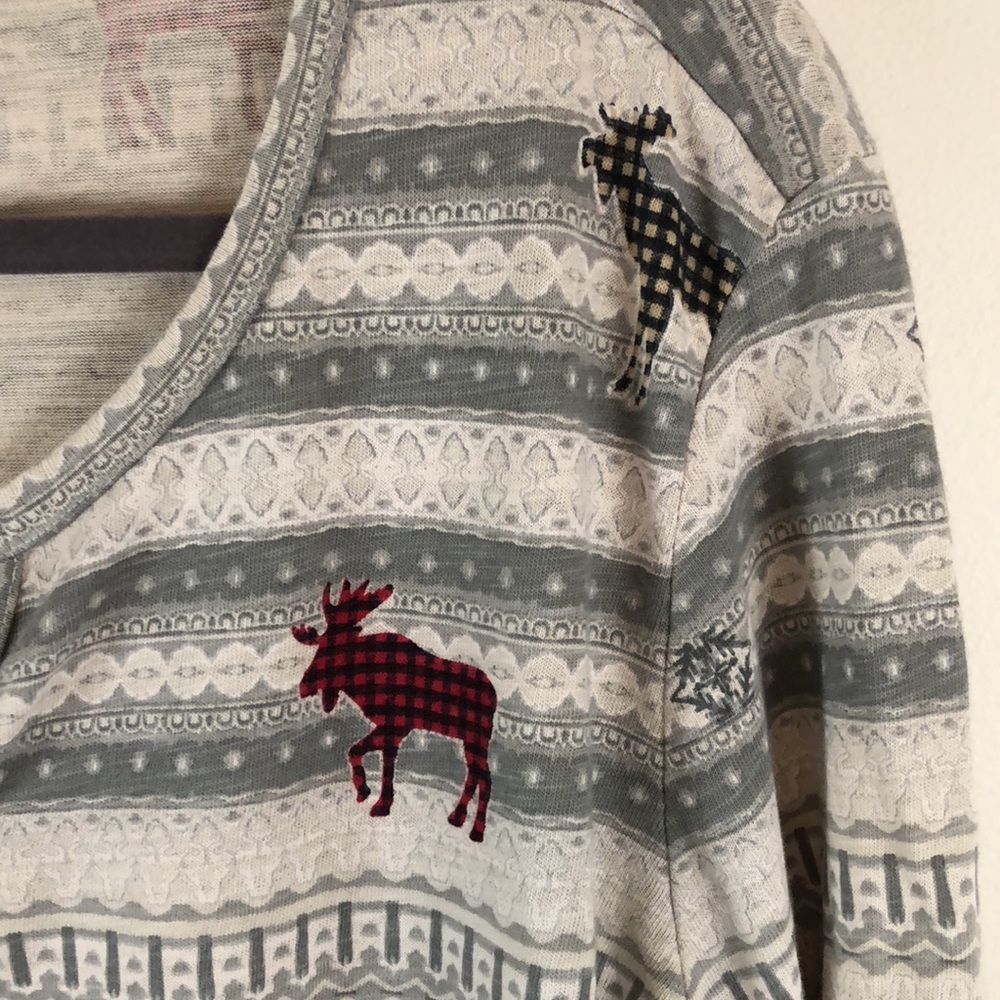NWOT Coldwater Creek Moose Print Hi Low Shirt Size 2X - Picture 4 of 9